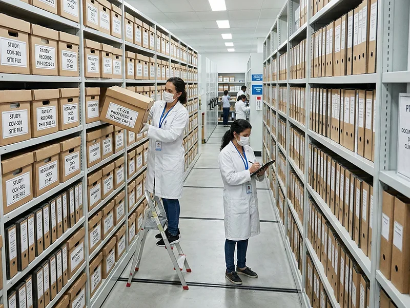 Armazenamento de Ensaios de Pesquisas Clínicas